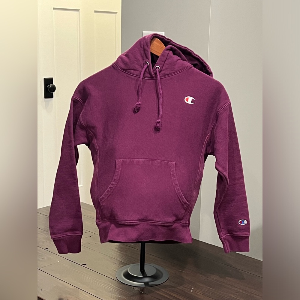 Champion Purple Reverse Weave Hoodie Women’s Size S